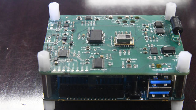 One of Micron's "super sensors," combining multiple detectors in a single package.