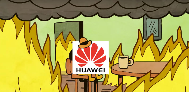 A live look-in at Huawei headquarters.