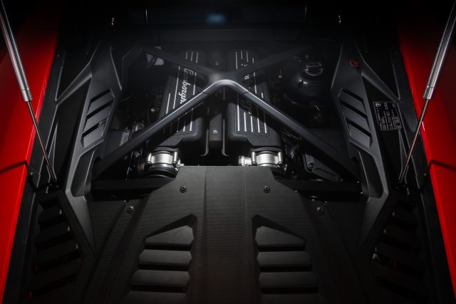 Lamborghini Huracan Evo engine bay