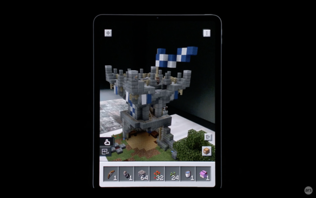 minecraft earth uses augmented reality to let players build in the