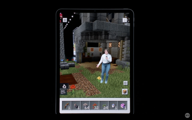 Minecraft Earth Gets First Live Demo Coming To Ios This Summer Ars Technica