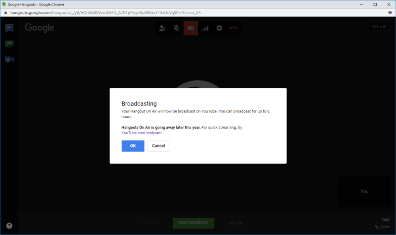 google hangouts login