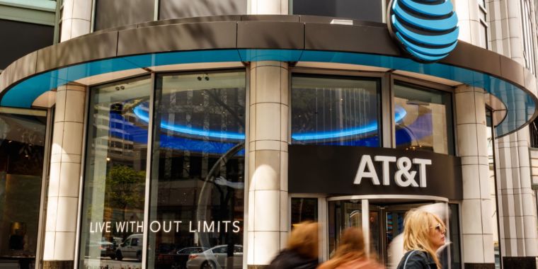 photo of AT&T sued over hidden fee that raises mobile prices above advertised rate image