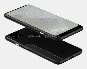 Renders of the Pixel 4.