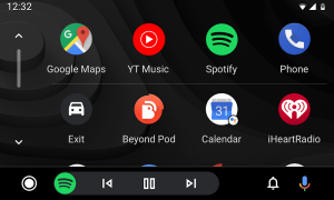 Pictures of Android Auto.