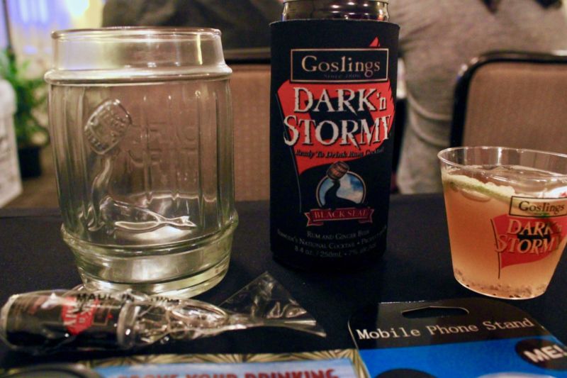 Welcome to the conference, this is the 10am panel. Can we interest you in a Dark 'n' Stormy®?