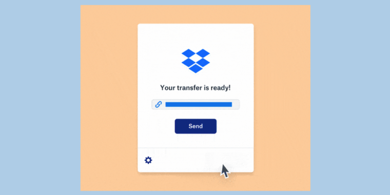 what is dropbox transfer