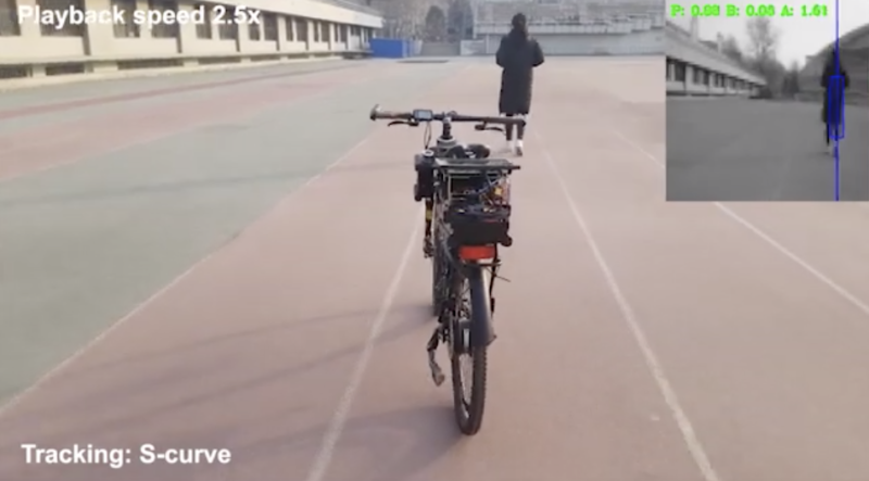 Skynet light? The Tianjin-controlled bike stalks one of its creators.