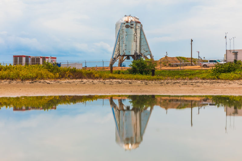 A view of Starhopper in July.