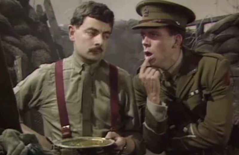 Screenshot of TV series set during WWI in Europe.