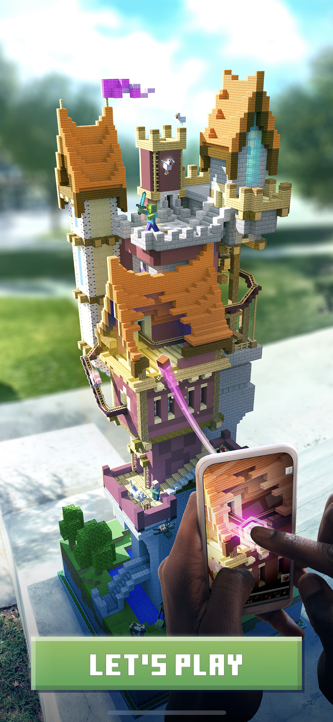 Minecraft Earth’s closed beta: This augmented reality ...