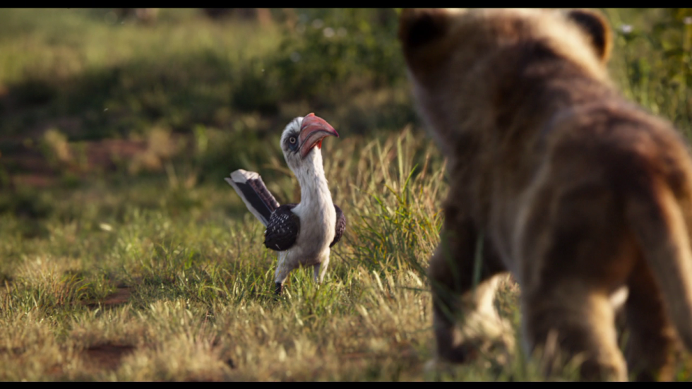 There's a reason you never see John Oliver's performance as Zazu in trailers: because the beak movements look really, really odd. Oliver's dialogue and performance are top-notch, at least, but the CGI does his neurotic character no favors.