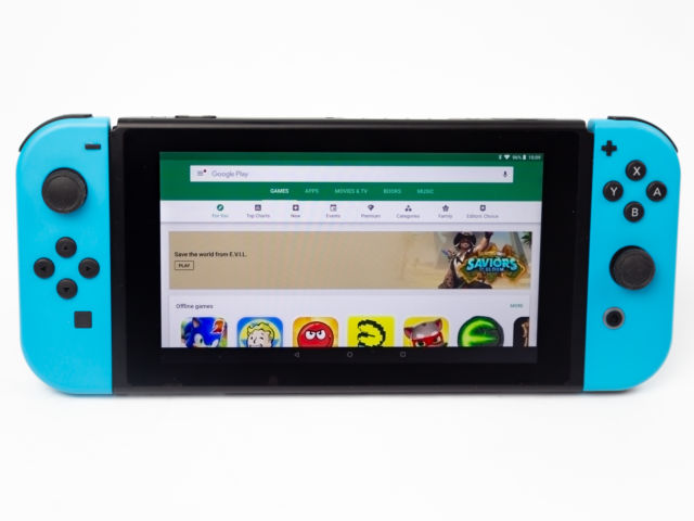 nintendo switch with android