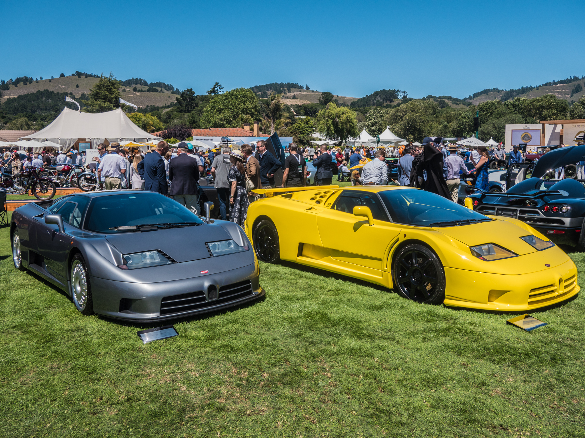 Bugattis at the Quail 2019