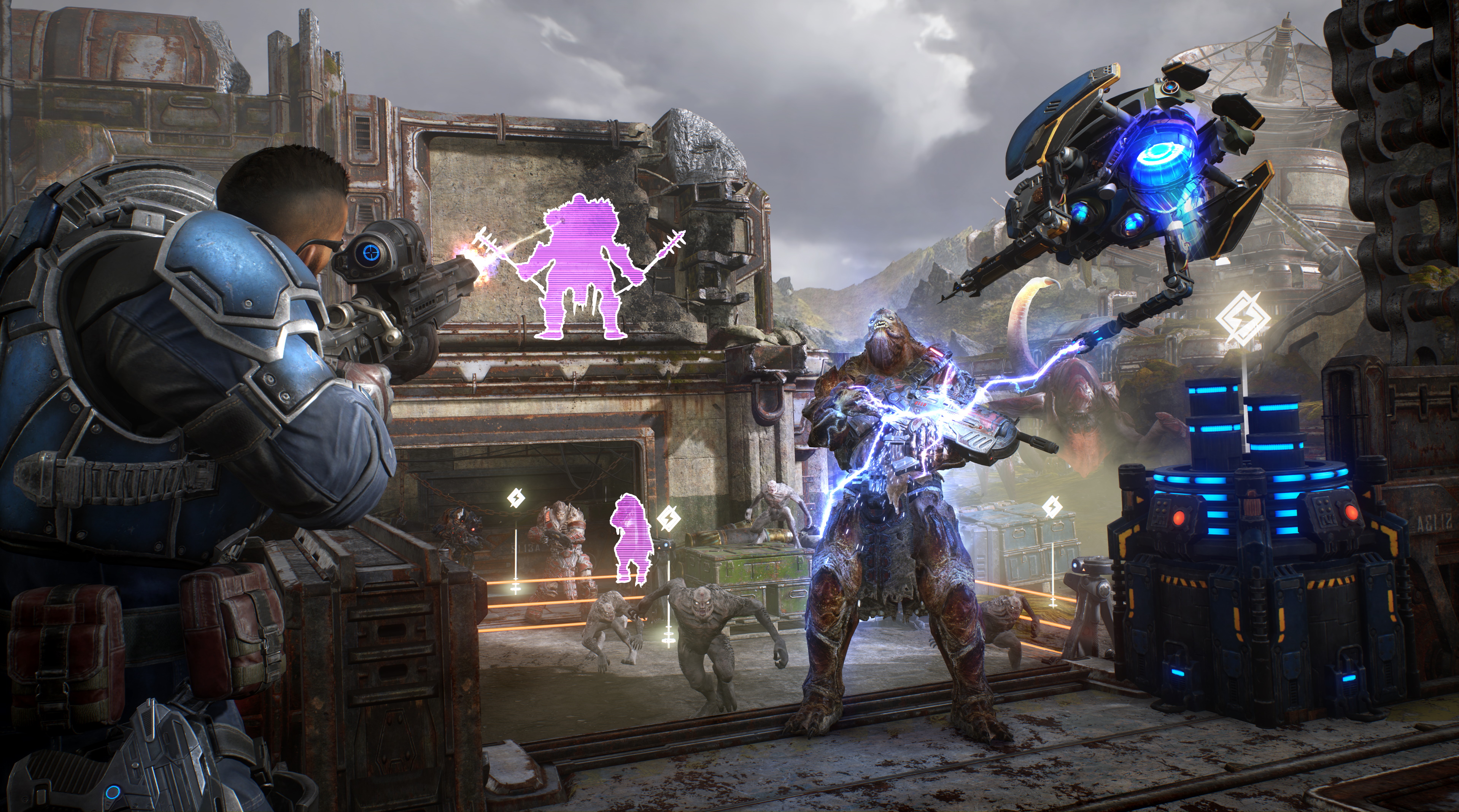 Gears of War 5's new co-op mode, Escape, is fine