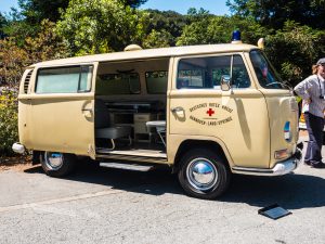 VW buses at the Quail