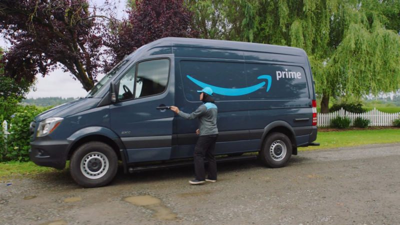 amazon delivery driver van