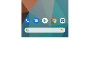 Pictures of Android Q's gesture navigation.