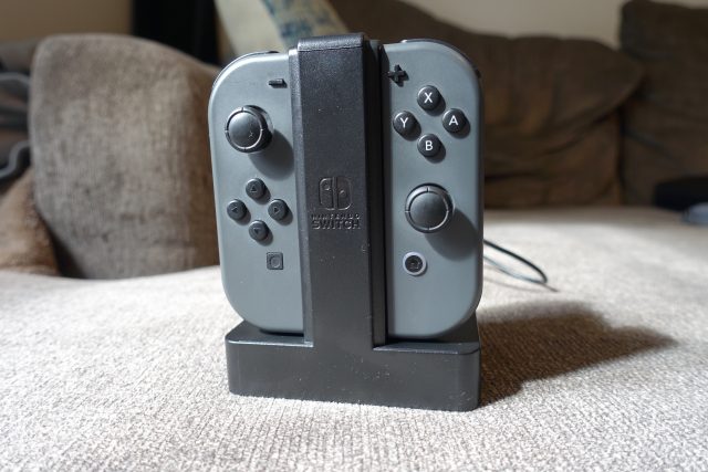 PowerA's Joy-Con Charging Dock is a recommended accessory for Nintendo Switch owners.