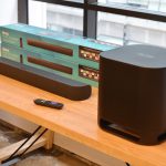 Roku's new Wireless Soundbar and Wireless Subwoofer.