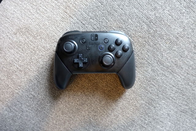 The Nintendo Switch Pro Controller.