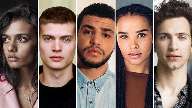 Madeleine Madden, Josha Stradowski, Marcus Rutherford, Zoe Robins, and Barney Harris.