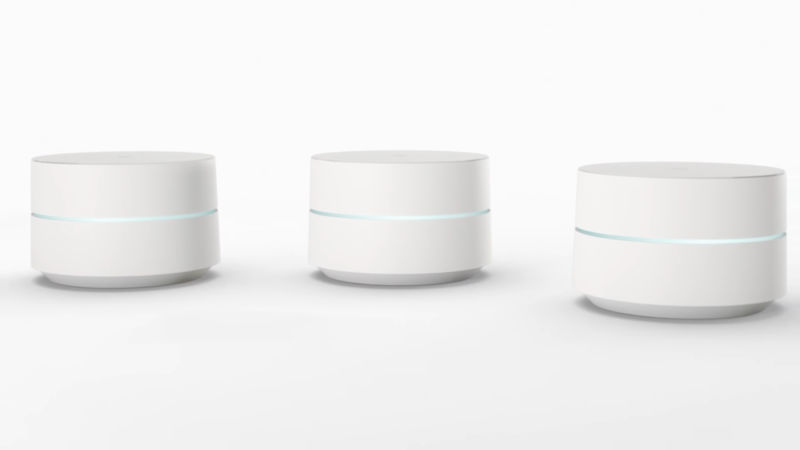 The first-gen Google Wifi.