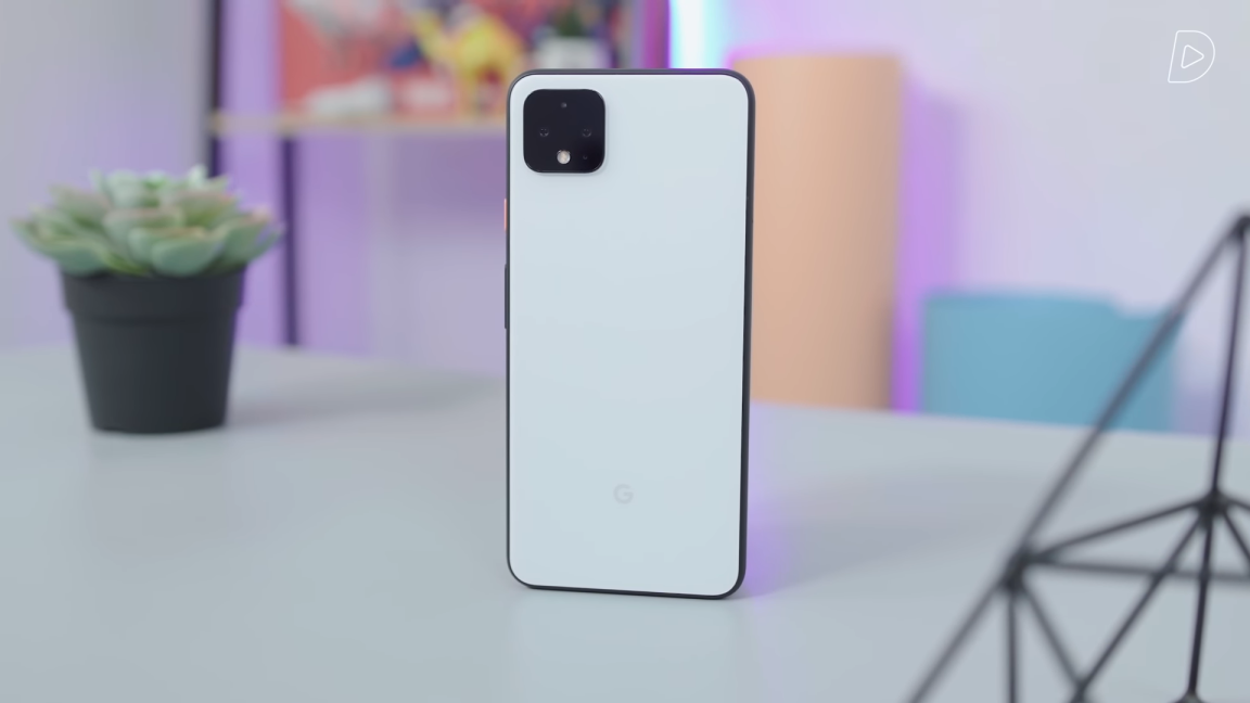 Pictures of the Pixel 4.