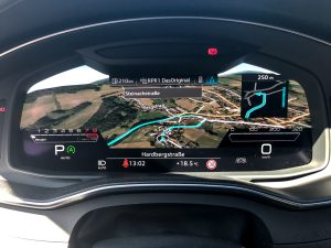 Audi RS7 main instrument panel