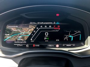 Audi RS7 main instrument panel