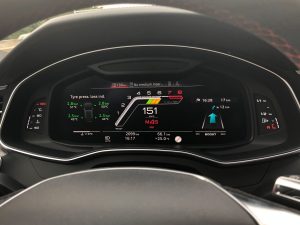 Audi RS7 main instrument panel