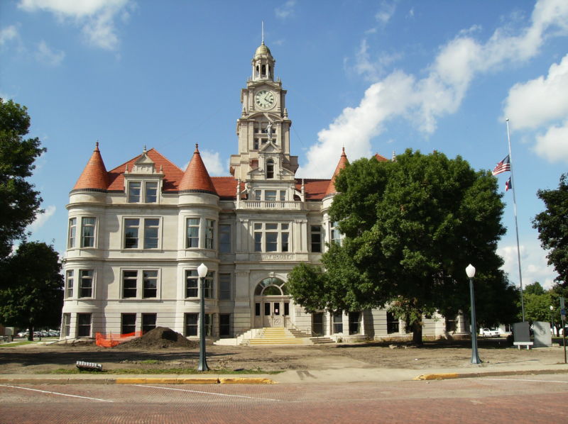 The Dallas County, Iowa courthouse, the site of a penetration test gone wrong.