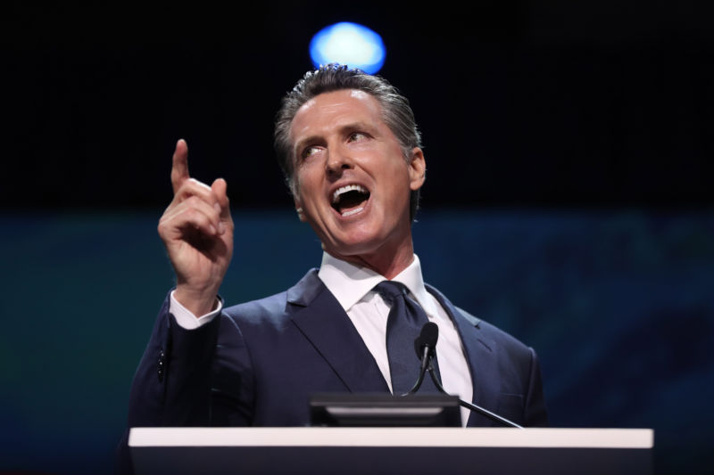 California Governor Gavin Newsom.