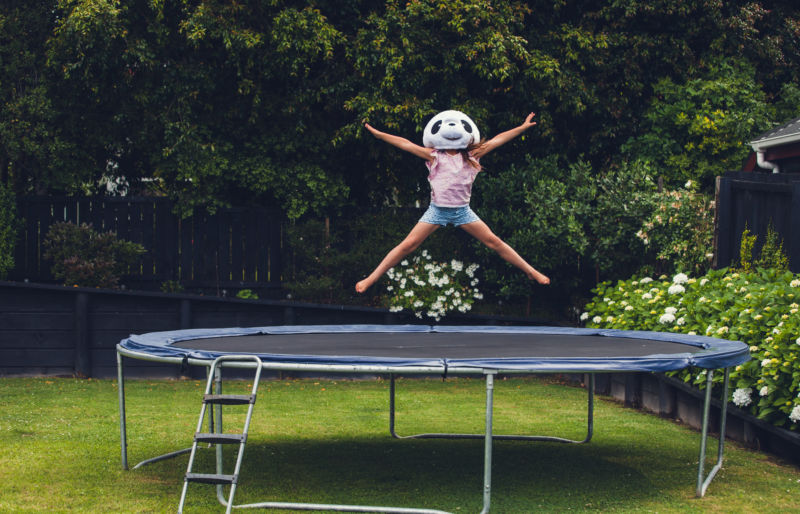 Pictured: Definitely not a possible universe-altering fancy trampoline.