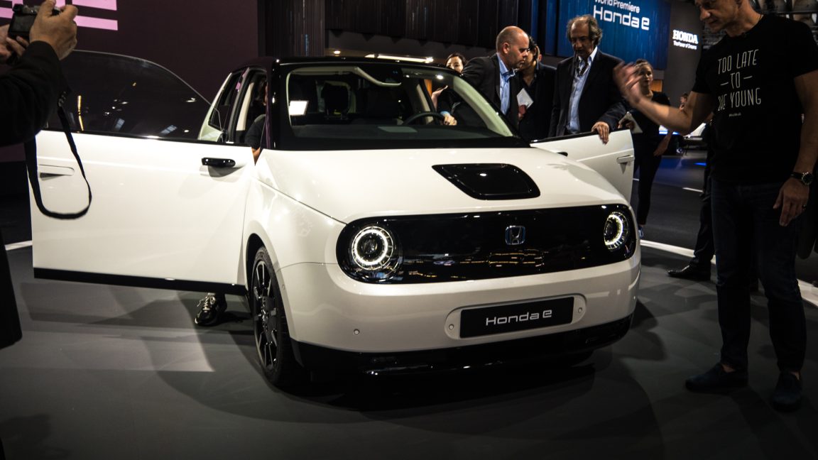 Honda e at 2019 Frankfurt auto show