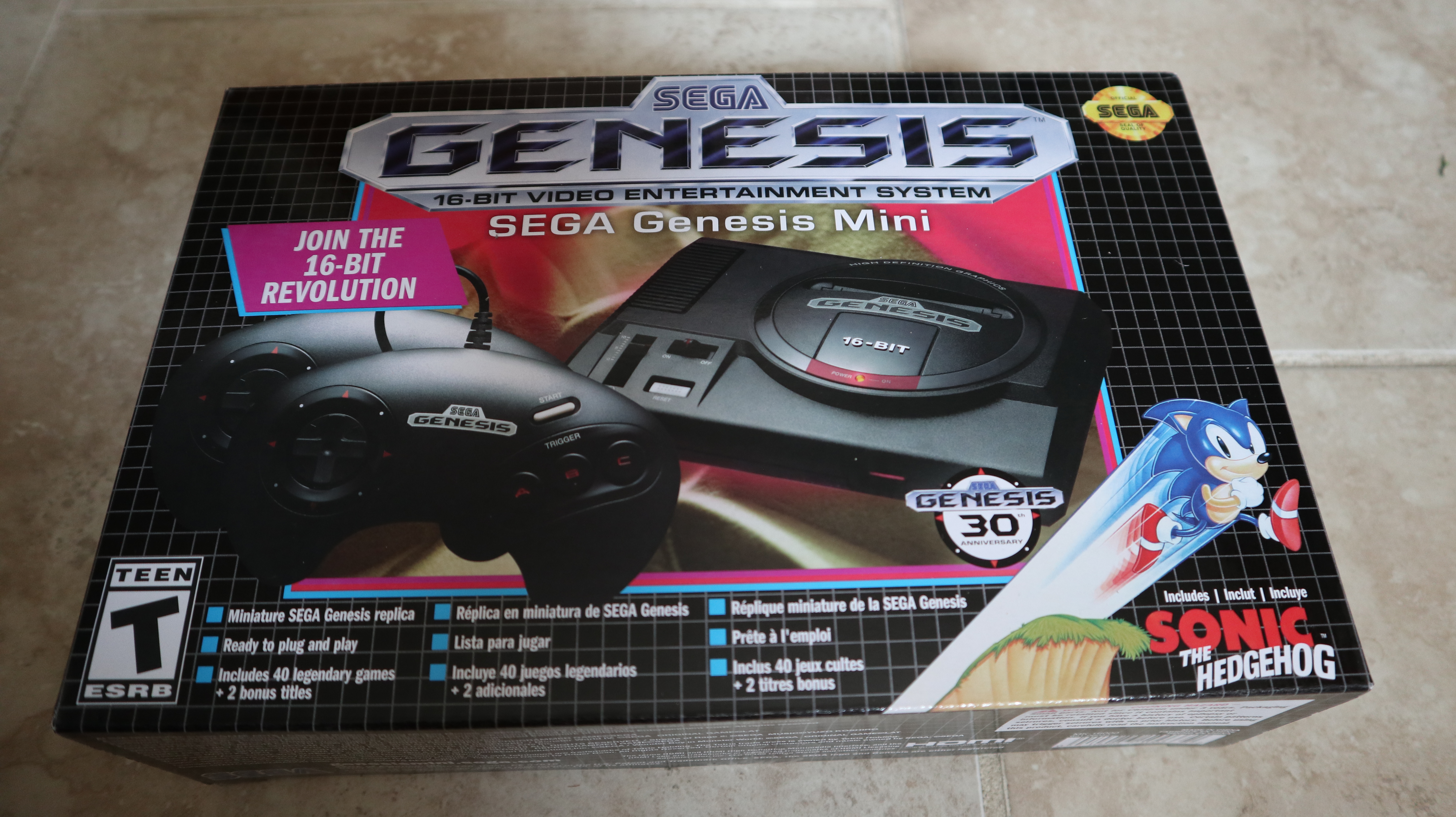 Sega Genesis 2 Console Sonic the Hedgehog 2 Bundle Pack