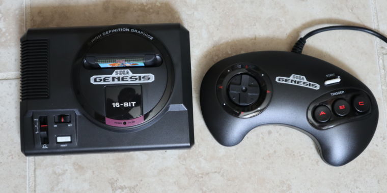 sega genesis classic game console 2 player games