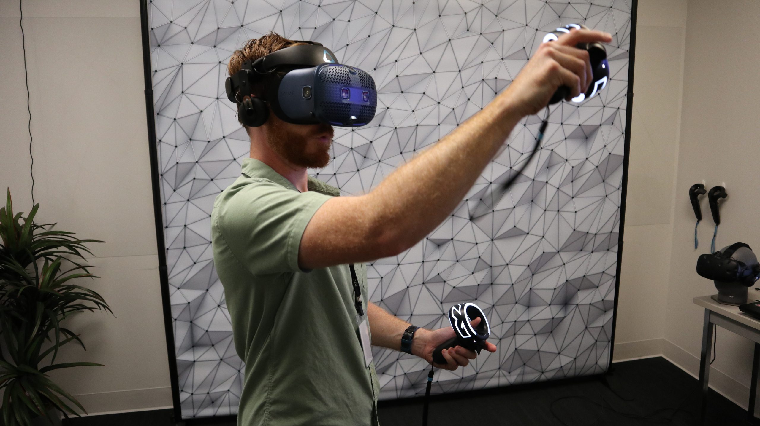 HTC Vive Cosmos, as tested by editor Sam Machkovech.