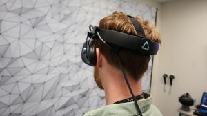HTC Vive Cosmos, as tested by editor Sam Machkovech.