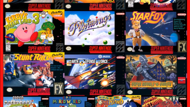 super nintendo games available on switch