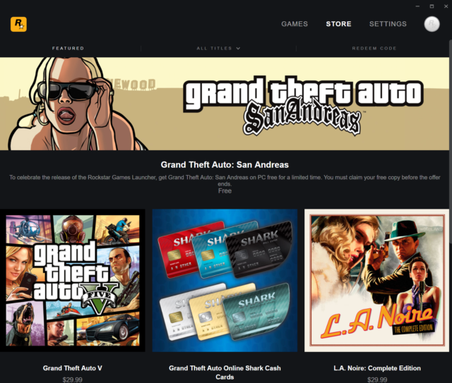 rockstar games online store