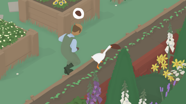 Untitled Goose Game  How to make the groundskeeper wear his sun hat -  GameRevolution