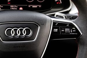 Audi RS7 steering wheel