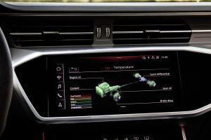 Audi RS7 screen