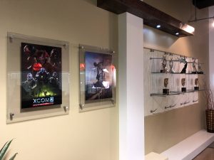 Picture of several awards won by the game series