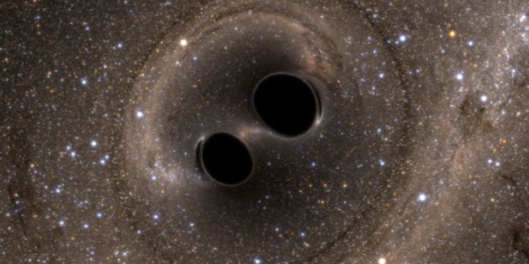 photo of Physicists hear the ringing of a baby black hole for the very first time image