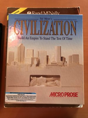 Image of Civilization game box front