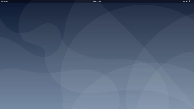 The default GNOME desktop on Debian 10.
