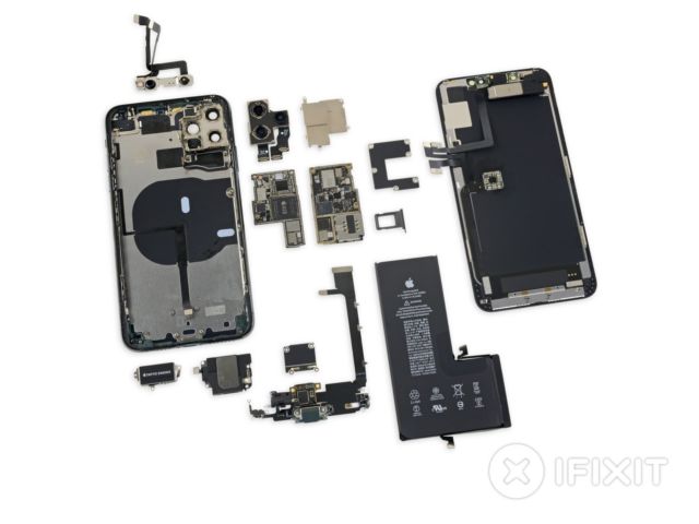 iFixit's iPhone 11 Pro Max finds higher-capacity battery, 4GB of RAM | Ars Technica