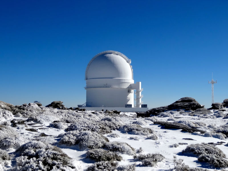 The Calar Alto Observatory in Spain, which was used to discover this planet.